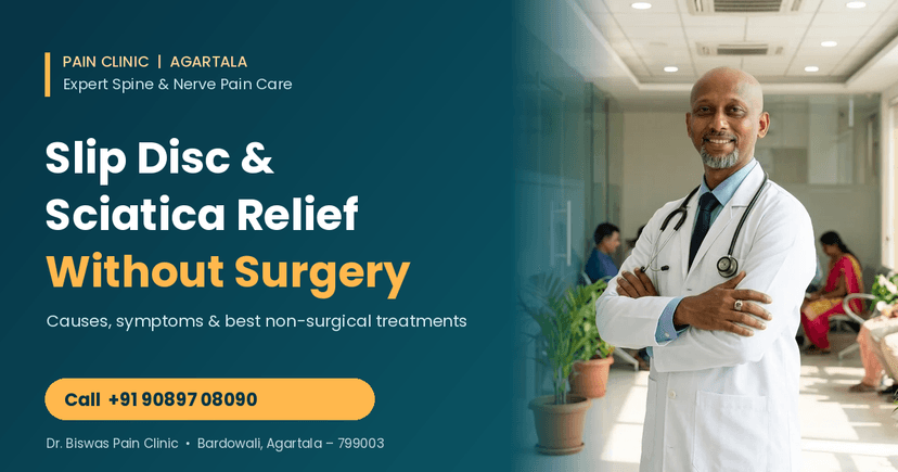 Slip Disc Treatment in Agartala Without Surgery: What Are Your Options?