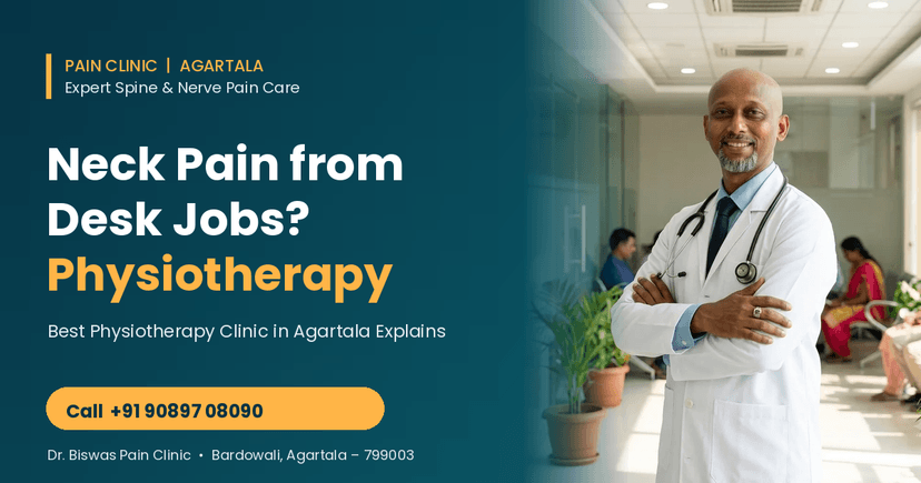 Neck Pain from Desk Jobs? Best Physiotherapy Clinic in Agartala Explains